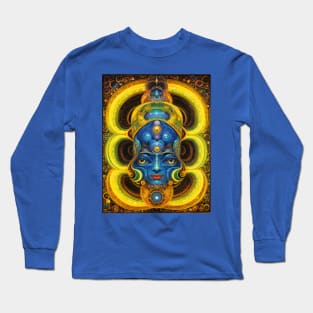 Dosed in the Machine (15.1) - Trippy Psychedelic Sci Fi Long Sleeve T-Shirt